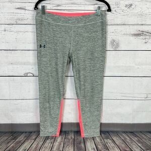 Under Armour Leggings Youth Girls Capri YXL Stretch Casual Athleisure Smooth